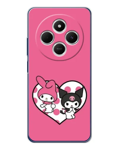 Чохол для Xiaomi Poco C75 з картинкою «Kuromi та My Melody» Чохол для Xiaomi Poco C75 з картинкою «Kuromi та My Melody»