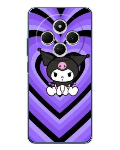 Чохол для Xiaomi Poco C75 з картинкою «Kuromi та фіолетові серця» Чохол для Xiaomi Poco C75 з картинкою «Kuromi та фіолетові серця»