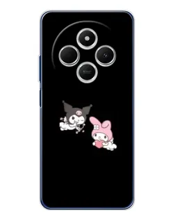 Чехол для Xiaomi Poco C75 с картинкой «My Melody и Kuromi» Чехол для Xiaomi Poco C75 с картинкой «My Melody и Kuromi»