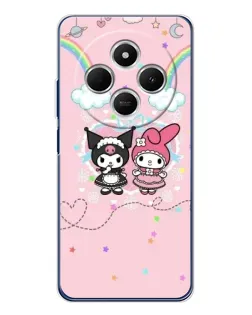 Чехол для Xiaomi Poco C75 с картинкой «My Melody и Kuromi» Чехол для Xiaomi Poco C75 с картинкой «My Melody и Kuromi»