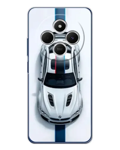 Чехол для Xiaomi Poco C75 с картинкой «Вид сверху — BMW M»