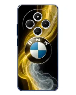 Чехол для Xiaomi Poco C75 с картинкой «Золотистый дым BMW» Чехол для Xiaomi Poco C75 с картинкой «Золотистый дым BMW»