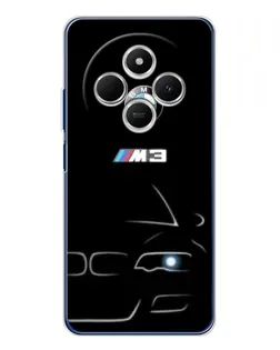 Чехол для Xiaomi Poco C75 с картинкой «Минималистичный принт BMW M3» Чехол для Xiaomi Poco C75 с картинкой «Минималистичный принт BMW M3»