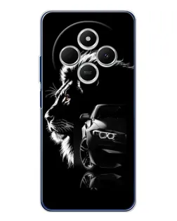 Чехол для Xiaomi Poco C75 с картинкой «BMW и лев» Чехол для Xiaomi Poco C75 с картинкой «BMW и лев»