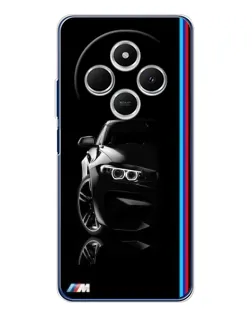 Чехол для Xiaomi Poco C75 с картинкой «Силуэт BMW в темноте» Чехол для Xiaomi Poco C75 с картинкой «Силуэт BMW в темноте»