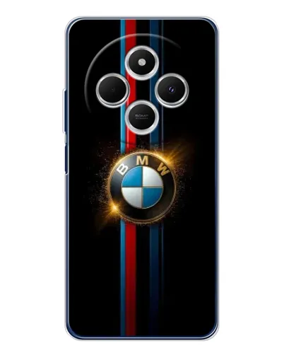Чехол для Xiaomi Poco C75 с картинкой «BMW M-Power неон»