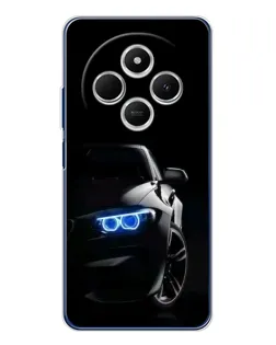 Чехол для Xiaomi Poco C75 с картинкой «BMW — ночной взгляд» Чехол для Xiaomi Poco C75 с картинкой «BMW — ночной взгляд»