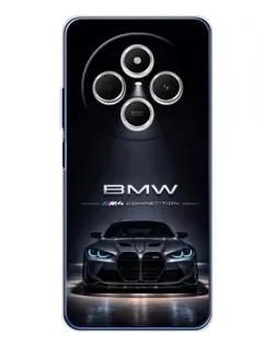 Чехол для Xiaomi Poco C75 с картинкой «BMW сквозь ночной город» Чехол для Xiaomi Poco C75 с картинкой «BMW сквозь ночной город»