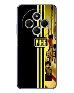 Чохол для Xiaomi Poco C75 з картинкою «PUBG — камуфляжний шолом»