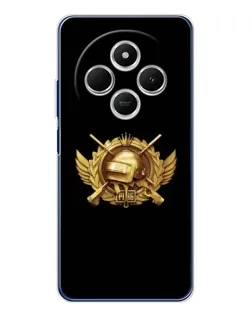 Чохол для Xiaomi Poco C75 з картинкою «PUBG — помаранчевий градієнт»