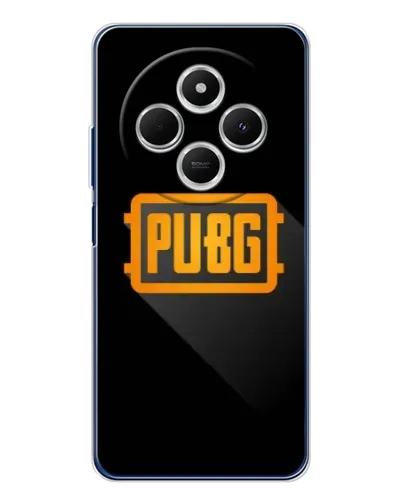 Чохол для Xiaomi Poco C75 з картинкою «PUBG — рамка лого»