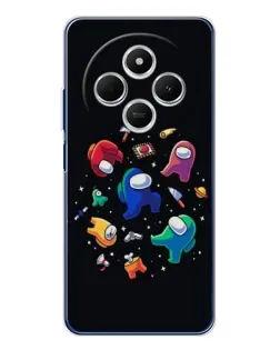 Чехол для Xiaomi Poco C75 с картинкой «Among Us космос»