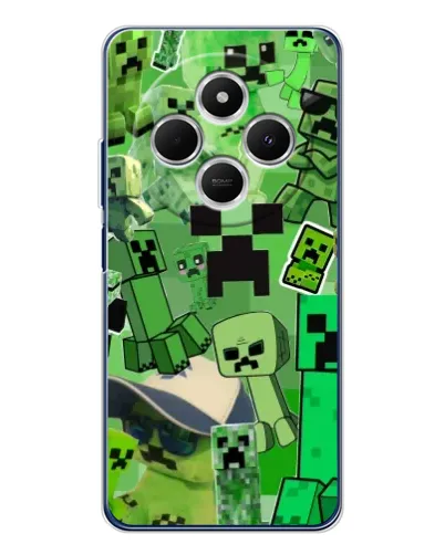 Чохол для Xiaomi Poco C75 з картинкою «Кріпери Minecraft» Чохол для Xiaomi Poco C75 з картинкою «Кріпери Minecraft»
