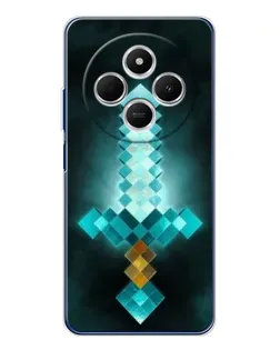 Чохол для Xiaomi Poco C75 з картинкою «Алмазний меч неон»