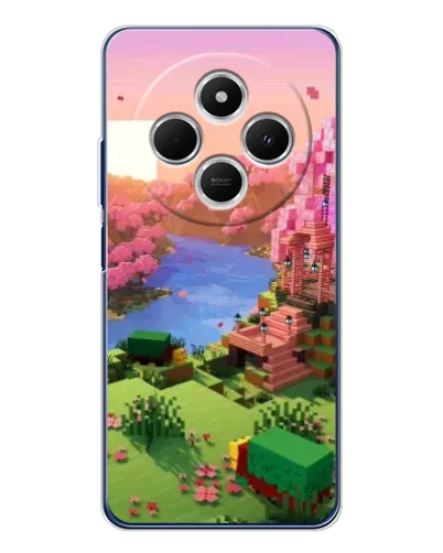 Чохол для Xiaomi Poco C75 з картинкою «Рожеве дерево Minecraft» Чохол для Xiaomi Poco C75 з картинкою «Рожеве дерево Minecraft»