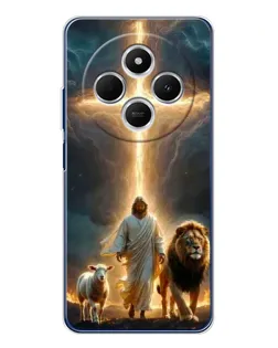 Чехол для Xiaomi Poco C75 с картинкой «Лев Иуды и Свет»