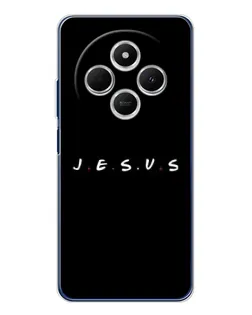 Чехол для Xiaomi Poco C75 с картинкой «Точки веры J.E.S.U.S.»