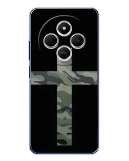 Чехол для Xiaomi Poco C75 с картинкой «Милитари Крест»