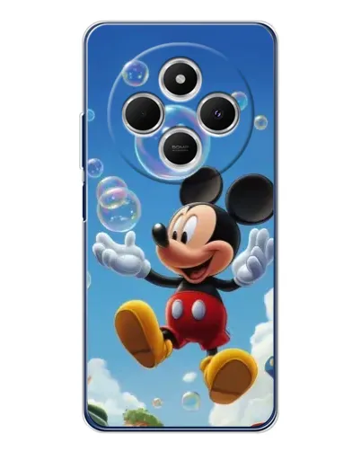 Чехол для Xiaomi Poco C75 с картинкой «Mickey и мыльные пузыри» Чехол для Xiaomi Poco C75 с картинкой «Mickey и мыльные пузыри»