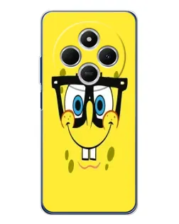 Чехол для Xiaomi Poco C75 с картинкой «Минималистичный Спанч Боб» Чехол для Xiaomi Poco C75 с картинкой «Минималистичный Спанч Боб»