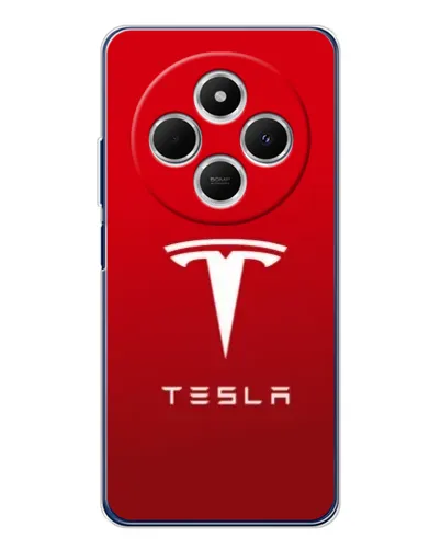 Чехол для Xiaomi Poco C75 с картинкой «Tesla Red Classic»