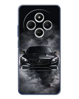 Чехол для Xiaomi Poco C75 с картинкой «Mercedes в дыму» Чехол для Xiaomi Poco C75 с картинкой «Mercedes в дыму»