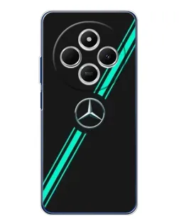 Чехол для Xiaomi Poco C75 с картинкой «Спортивные линии Mercedes» Чехол для Xiaomi Poco C75 с картинкой «Спортивные линии Mercedes»