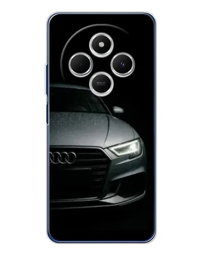 Чехол для Xiaomi Poco C75 с картинкой «Audi — детализация кузова»