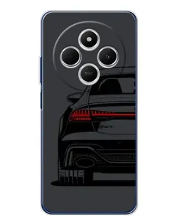 Чехол для Xiaomi Poco C75 с картинкой «Задняя часть Audi — арт»