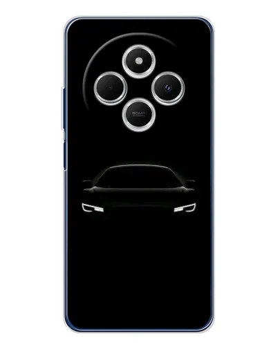 Чехол для Xiaomi Poco C75 с картинкой «Взгляд Audi в темноте»