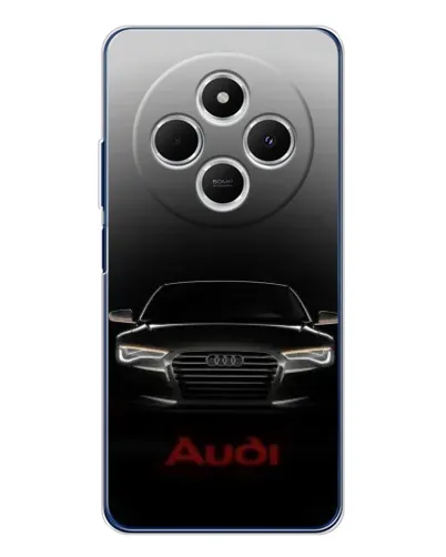 Чехол для Xiaomi Poco C75 с картинкой «Audi — градиентный контур»