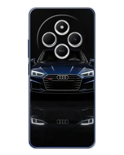Чехол для Xiaomi Poco C75 с картинкой «Audi — ночное отражение»