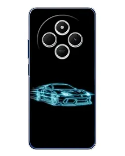 Чехол для Xiaomi Poco C75 с картинкой «Неоновый контур Lamborghini» Чехол для Xiaomi Poco C75 с картинкой «Неоновый контур Lamborghini»