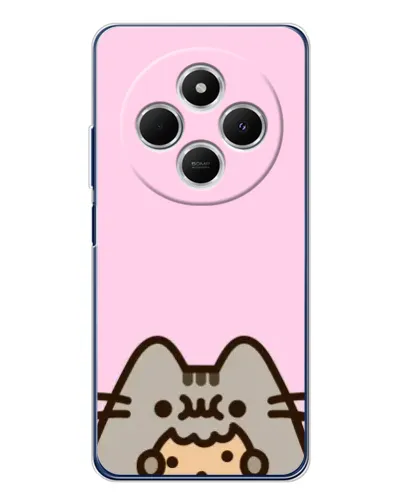 Чохол для Xiaomi Poco C75 з картинкою «Pusheen та печиво» Чохол для Xiaomi Poco C75 з картинкою «Pusheen та печиво»