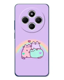 Чохол для Xiaomi Poco C75 з картинкою «Веселкові Пушини»