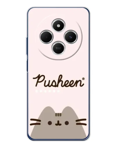 Чохол для Xiaomi Poco C75 з картинкою «Pusheen логотип» Чохол для Xiaomi Poco C75 з картинкою «Pusheen логотип»