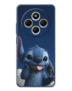 Чехол для Xiaomi Poco C75 с картинкой «Стич в облаках»