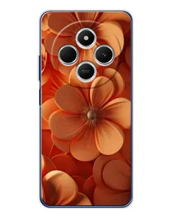 Чехол для Xiaomi Poco C75 с картинкой «Оранжевый макро цветок» Чехол для Xiaomi Poco C75 с картинкой «Оранжевый макро цветок»
