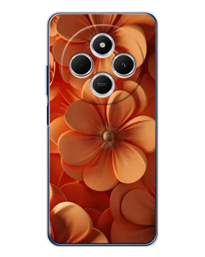 Чехол для Xiaomi Poco C75 с картинкой «Оранжевый макро цветок» Чехол для Xiaomi Poco C75 с картинкой «Оранжевый макро цветок»