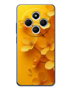 Чехол для Xiaomi Poco C75 с картинкой «Золотые лепестки» Чехол для Xiaomi Poco C75 с картинкой «Золотые лепестки»