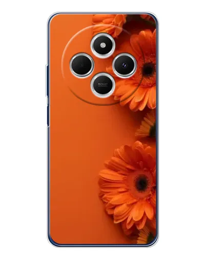 Чехол для Xiaomi Poco C75 с картинкой «Оранжевые герберы» Чехол для Xiaomi Poco C75 с картинкой «Оранжевые герберы»