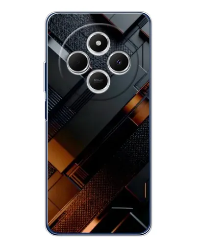 Чохол для Xiaomi Poco C75 з картинкою «Чорні геометричні блоки» Чохол для Xiaomi Poco C75 з картинкою «Чорні геометричні блоки»