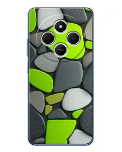 Чехол для Xiaomi Poco C75 с картинкой «Яркая неоновая галька» Чехол для Xiaomi Poco C75 с картинкой «Яркая неоновая галька»