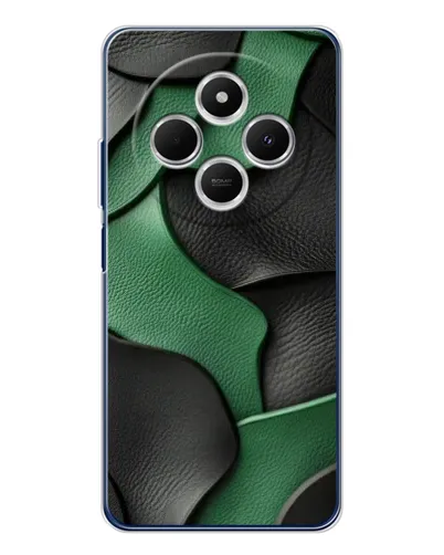 Чохол для Xiaomi Poco C75 з картинкою «Зелені шкіряні хвилі» Чохол для Xiaomi Poco C75 з картинкою «Зелені шкіряні хвилі»