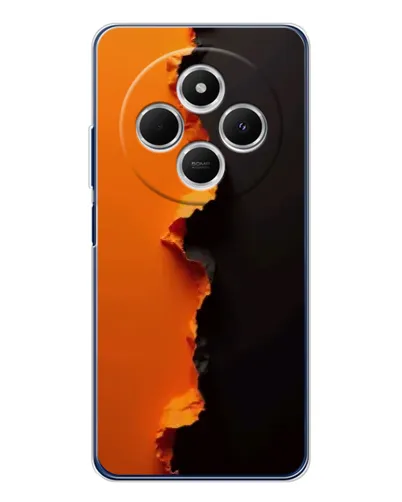 Чохол для Xiaomi Poco C75 з картинкою «Помаранчевий розлом» Чохол для Xiaomi Poco C75 з картинкою «Помаранчевий розлом»