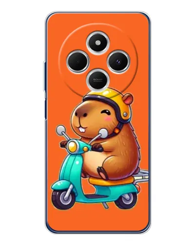 Чохол для Xiaomi Poco C75 з картинкою «Капібара на скутері» Чохол для Xiaomi Poco C75 з картинкою «Капібара на скутері»