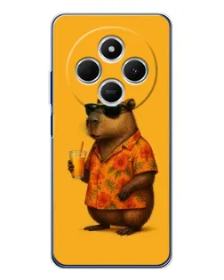 Чохол для Xiaomi Poco C75 з картинкою «Капібара на відпочинку» Чохол для Xiaomi Poco C75 з картинкою «Капібара на відпочинку»