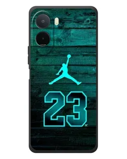 Чехол для Xiaomi Poco C81 Pro с картинкой «Jordan Cyan 23»