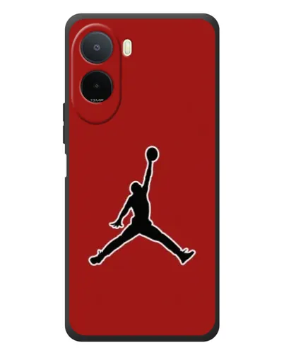 Чехол для Xiaomi Poco C81 Pro с картинкой «Jordan Red Back» Чехол для Xiaomi Poco C81 Pro с картинкой «Jordan Red Back»