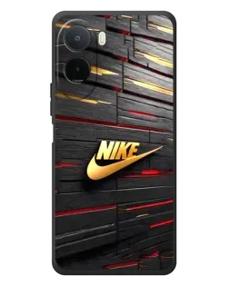 Чехол для Xiaomi Poco C81 Pro с картинкой «Золотой Nike на металле» Чехол для Xiaomi Poco C81 Pro с картинкой «Золотой Nike на металле»
